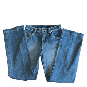 LAWMAN WESTERN Blue Flare & Wide Leg Jeans